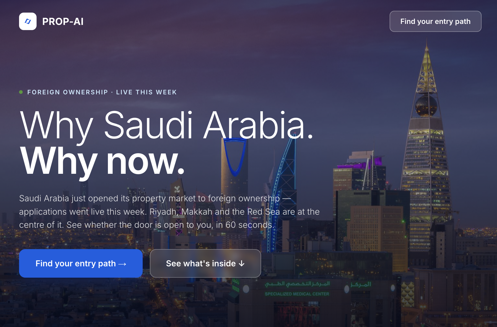 Saudi Arabia — new real estate investment market