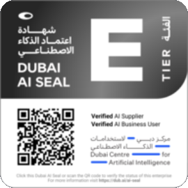 Dubai AI Seal — Verified AI Supplier and Verified AI Business User
